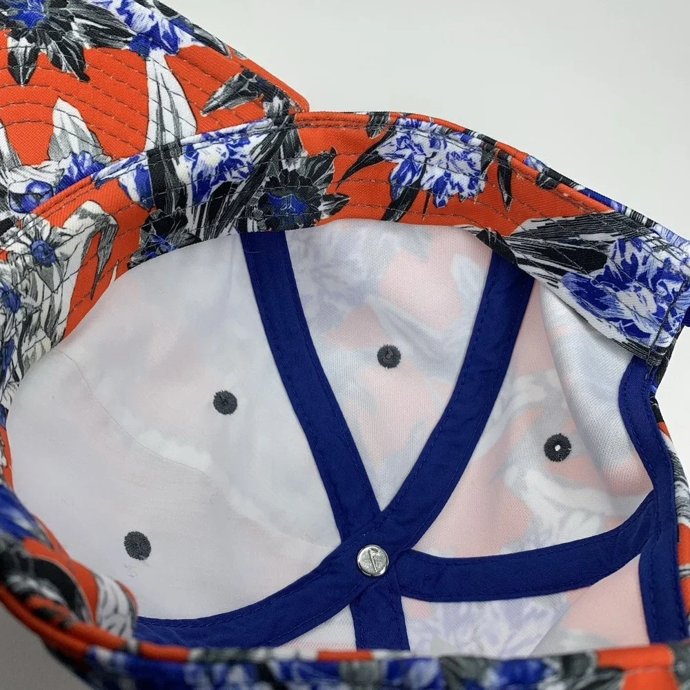 Floral Orange Womens Nike Hat 1Size Heritage86 OSFM Strapback Baseball Cap